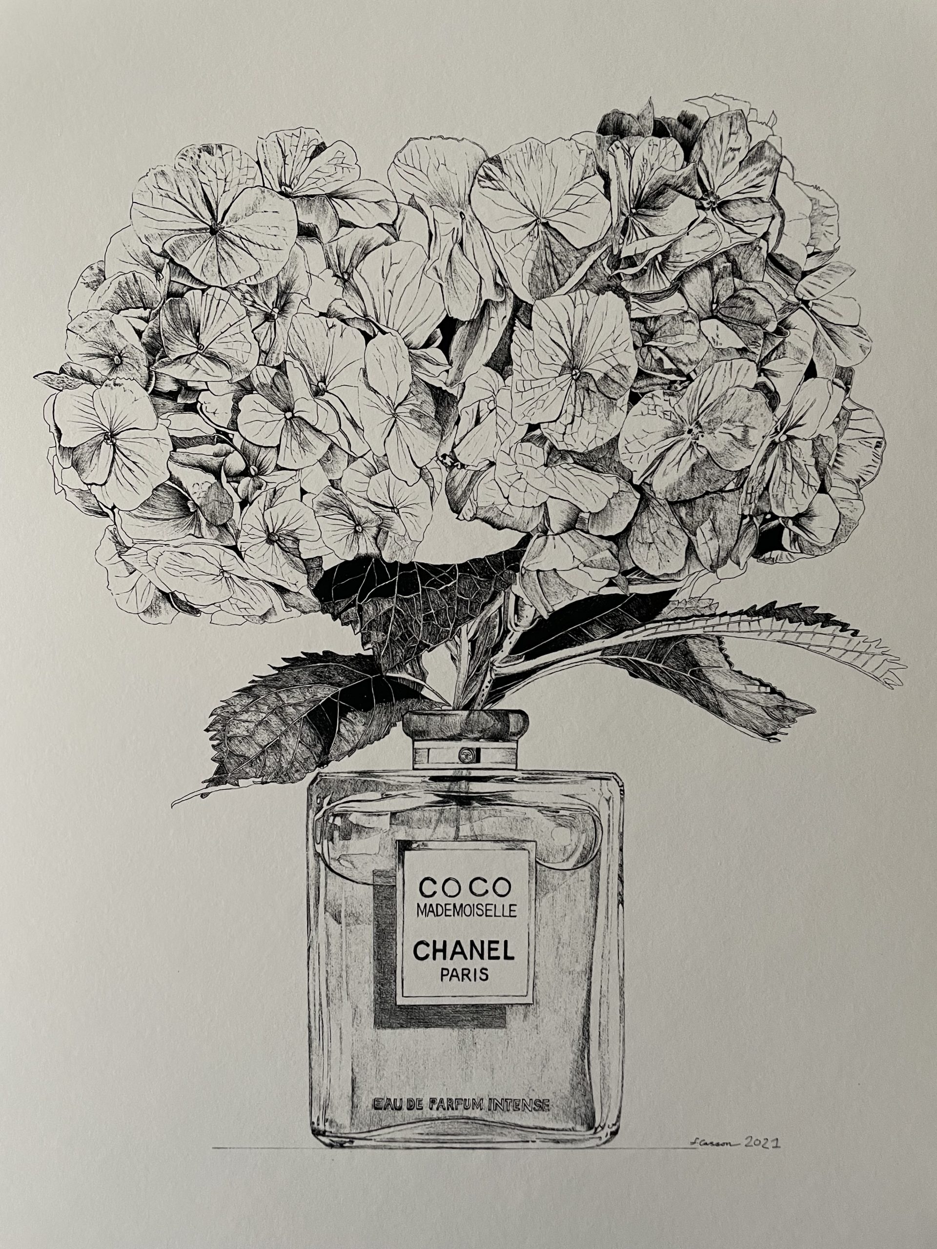 coco chanel flower vase